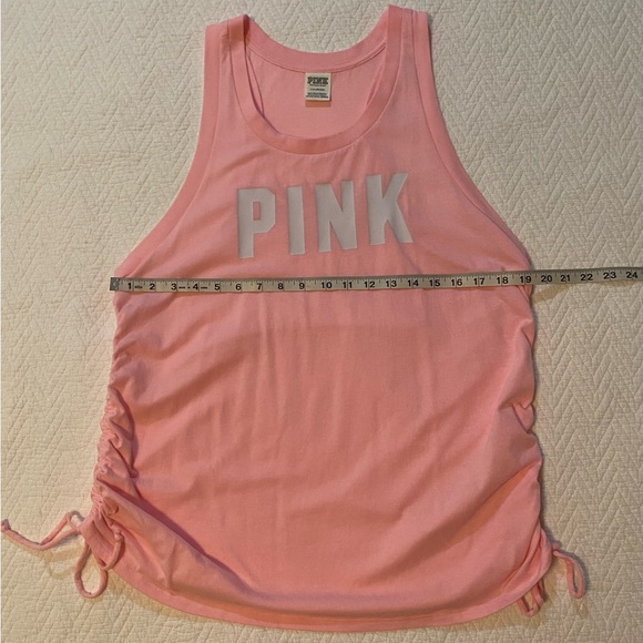 PINK Ruched Tank - Picture 2 of 5